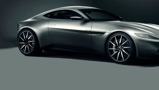 Aston Martin odhalil nový vůz Jamese Bonda. V&nbsp;kinech bude za rok
