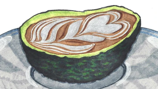 Nový hit Instagramu, co uhranul Austrálii: latté ve slupce od avokáda