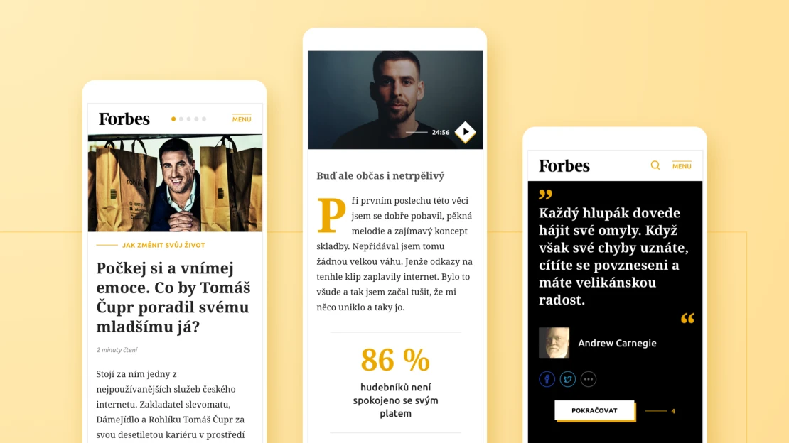 Proč a&nbsp;jak jsme udělali nový Forbes.cz