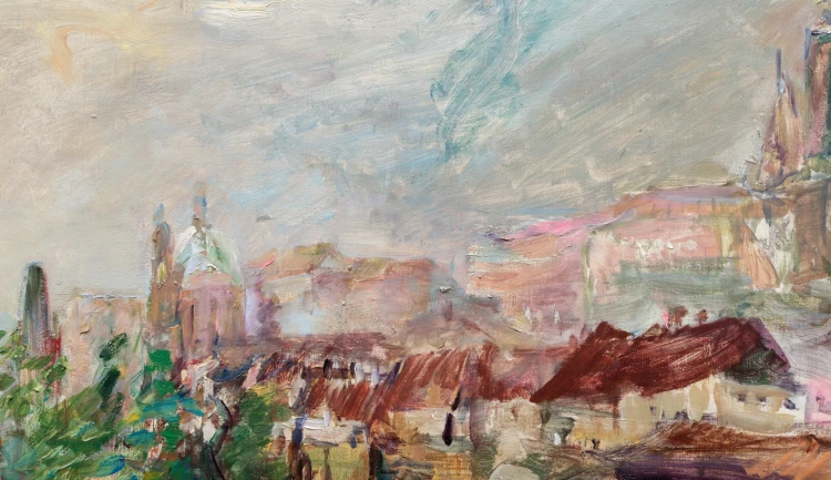 Oskar Kokoschka, Pohled na Prahu