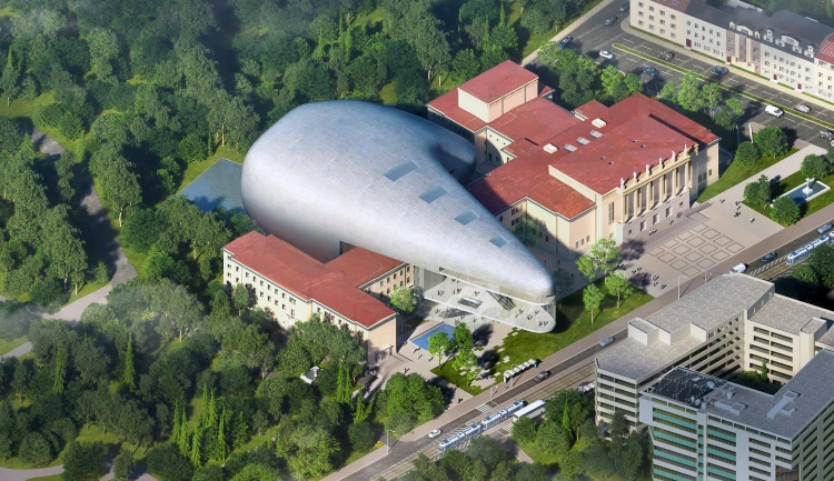 Vizualizace nové ostravské koncertní haly