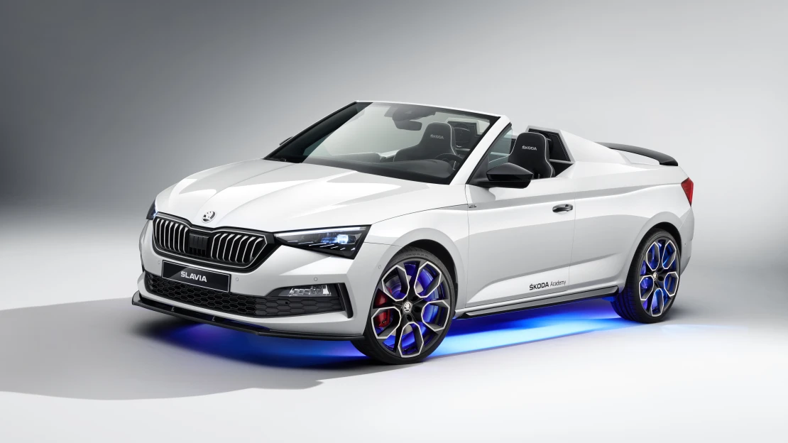 Škoda Slavia. Žáci k&nbsp;výročí automobilky navrhli kabriolet