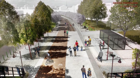 Promenáda spojující Strašnice a Vršovice nebude mít v Evropě obdoby, říká její architekt