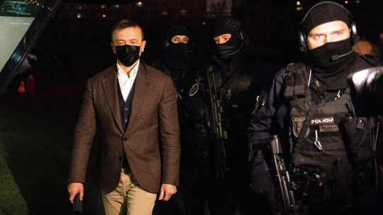 Policejní razie ve slovenském sídle Penty: Haščáka obvinili z&nbsp;korupce a&nbsp;praní špinavých peněz