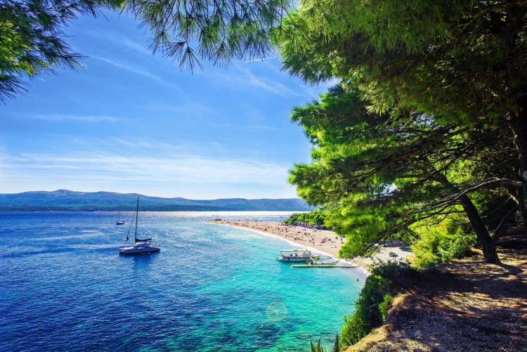 jachting, chorvatsko, zlatni rat