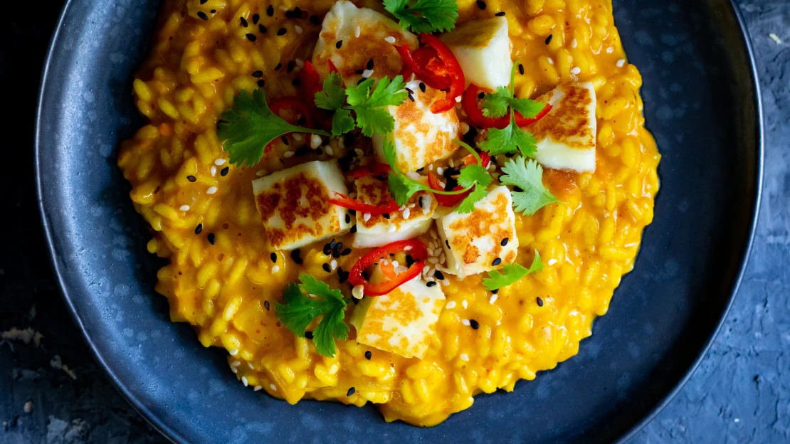 Škola vaření: Nepokazitelné italské risotto & jeho sezonní dýňová varianta s&nbsp;halloumi