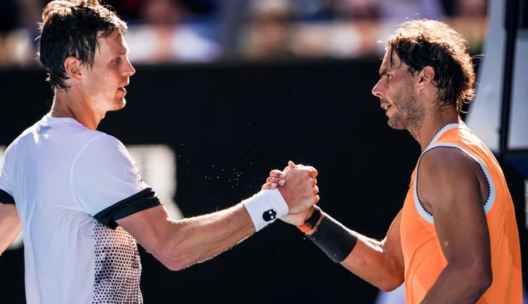 Tomáš Berdych a Rafael Nadal