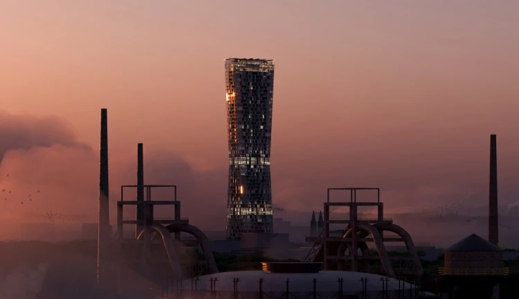 Vizualizace mrakodrapu Ostrava Tower