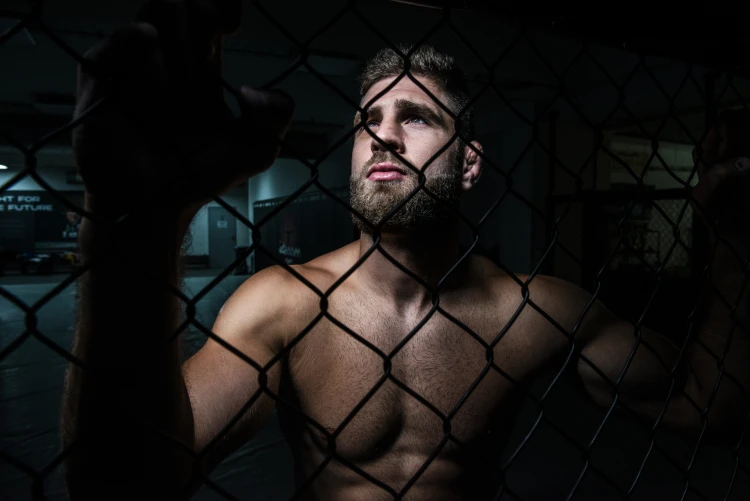 MMA bojovník Jiří Procházka v brněnském Jetsaam Gymu