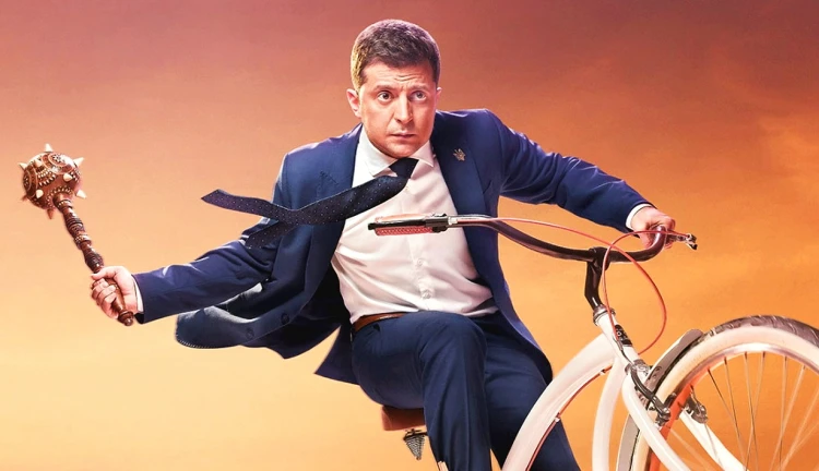 Volodymyr Zelenskyj v seriálu Služebník lidu