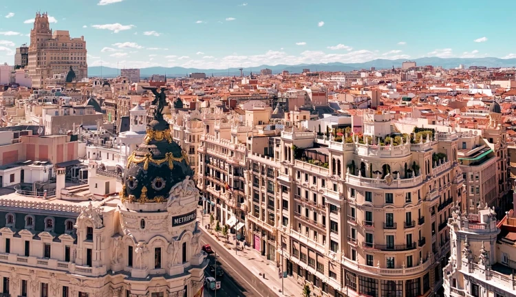Pohled na Madrid