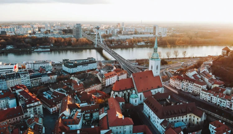 Pohled na Bratislavu
