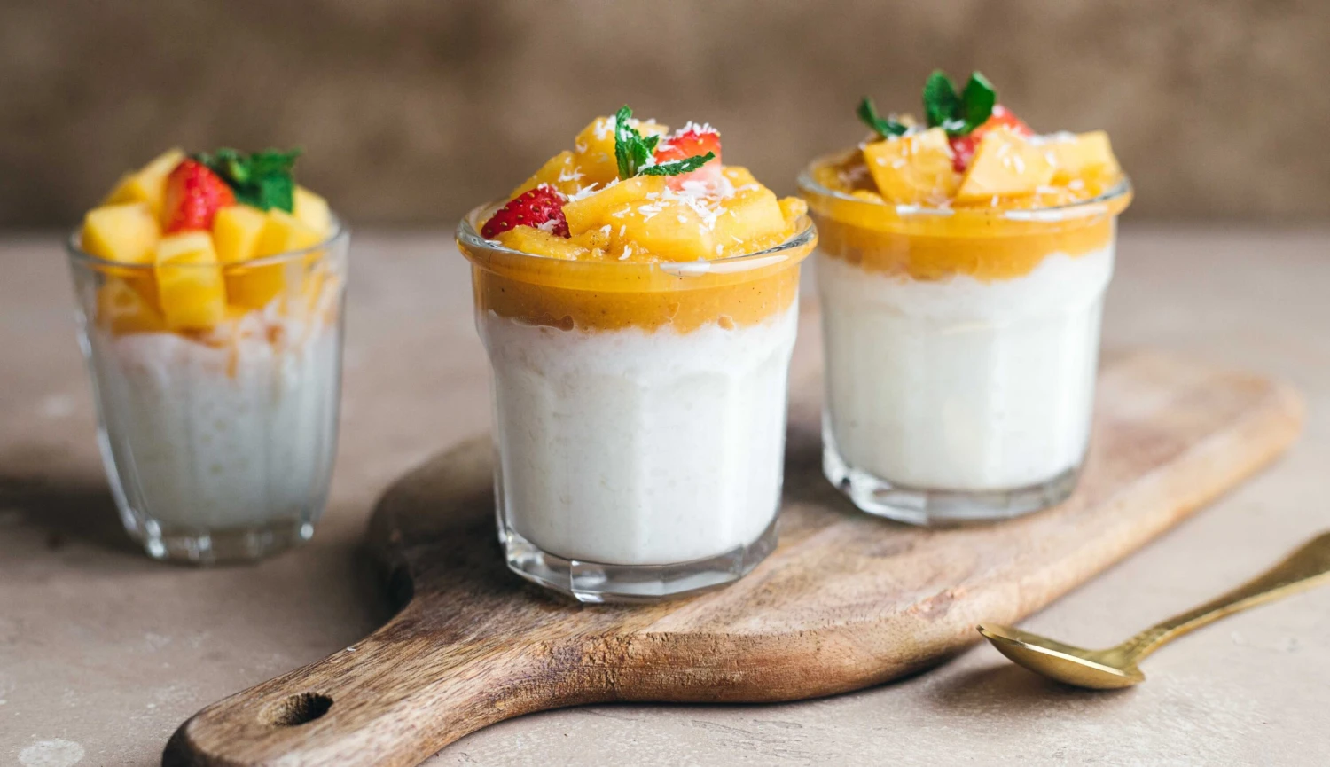  tapiokový pudink s kaki