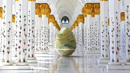 Obří vejce jako investice. Hrad hostí unikátní výstavu chorvatského umělce