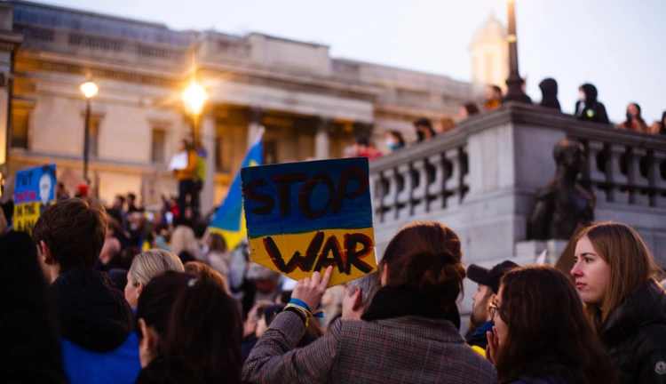 ukrajina rusko protest
