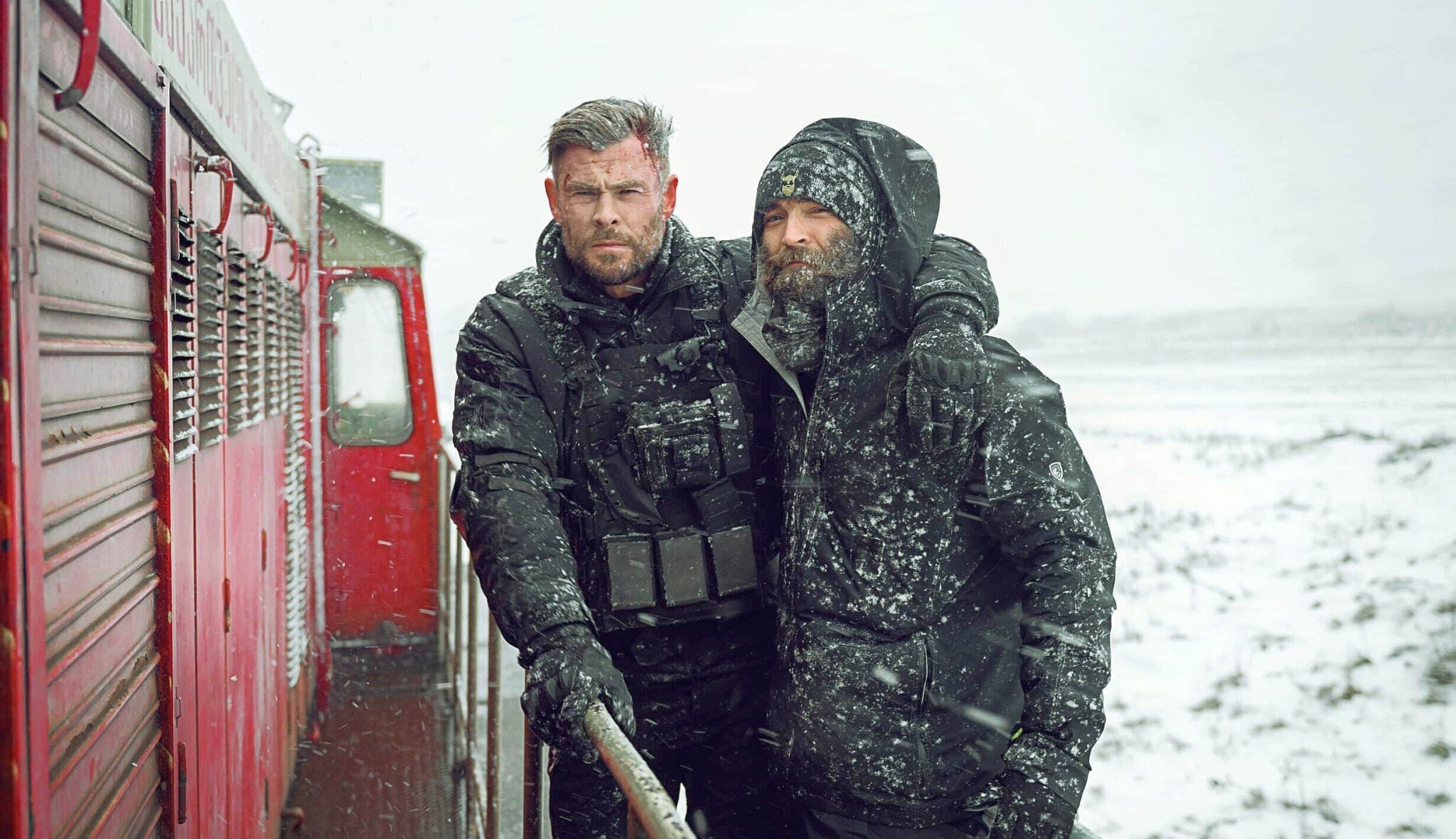 Chris Hemsworth s režisérem Samem Hargravem