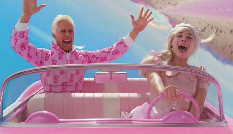 Ryan Gosling a Margot Robbie jako Ken a Barbie
