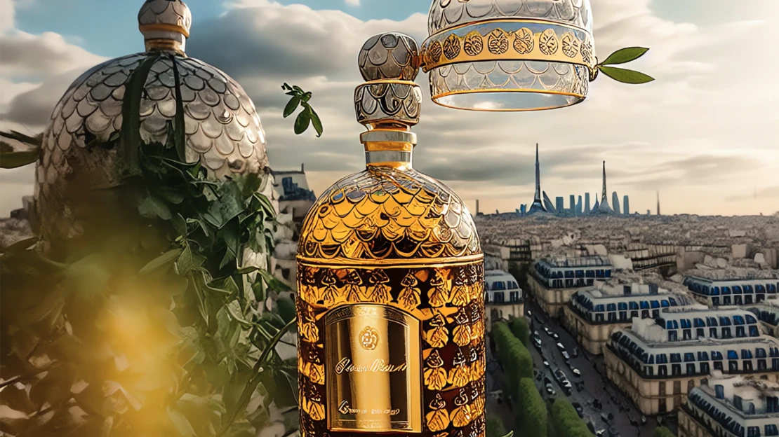 AI odhaluje dědictví parfumerie a&nbsp;pohled do budoucna. Ikonická Bee Bottle od Guerlain slaví 170 let