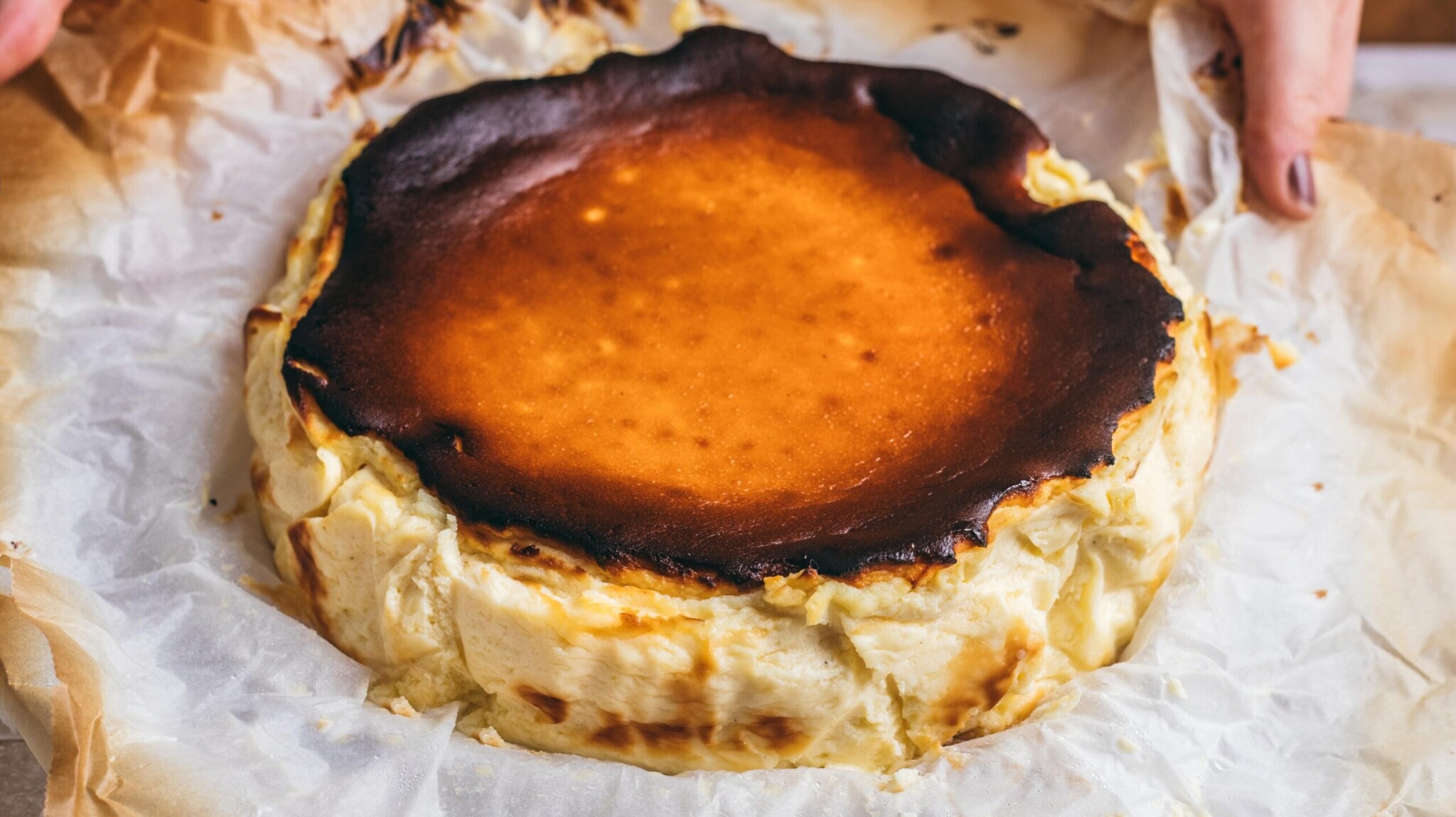 burnt basque cheesecake