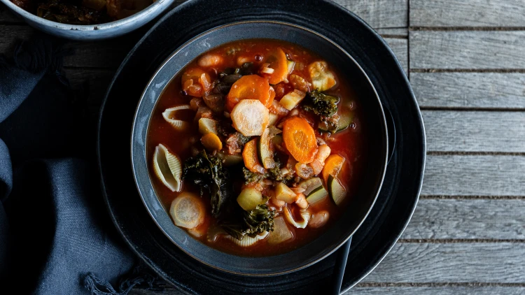 italska polevka minestrone