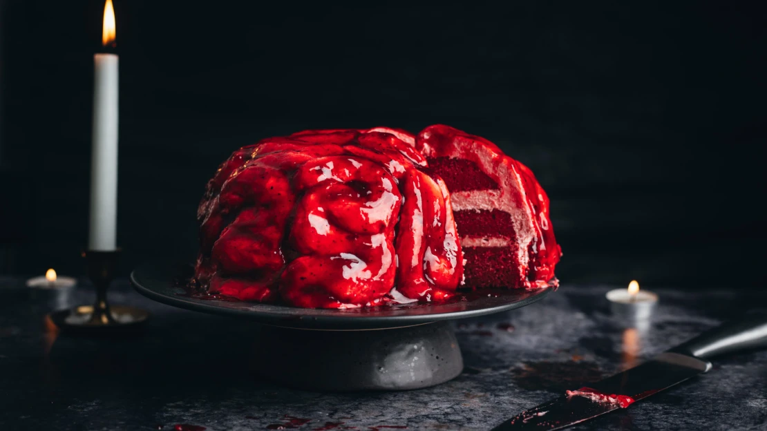 Mozek k&nbsp;nakousnutí. Upečte si temný & lahodný halloweenský dort