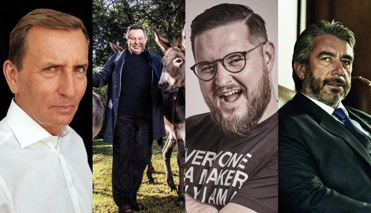 Marek Dospiva, Evžen Korecký, Josef Průša, Tomáš Chrenek
