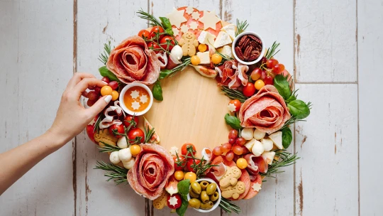 Pro ateisty i gurmány. Jedlý adventní věnec je to nejjednodušší pohoštění