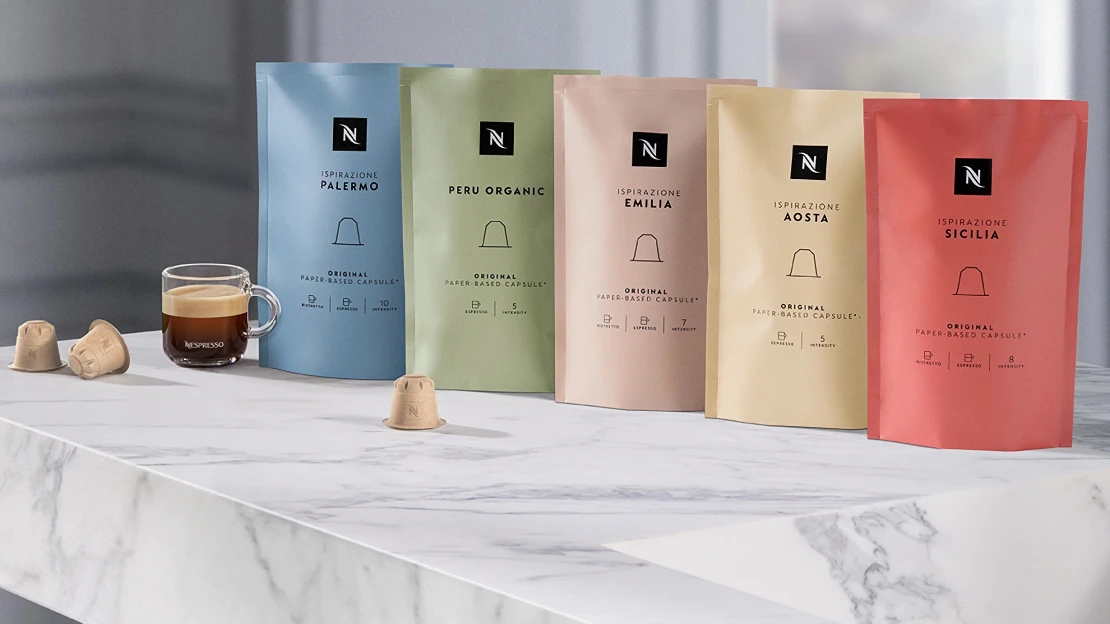 Jsou z&nbsp;papíru a&nbsp;můžete je dát na kompost. Nespresso představilo nový typ kapslí