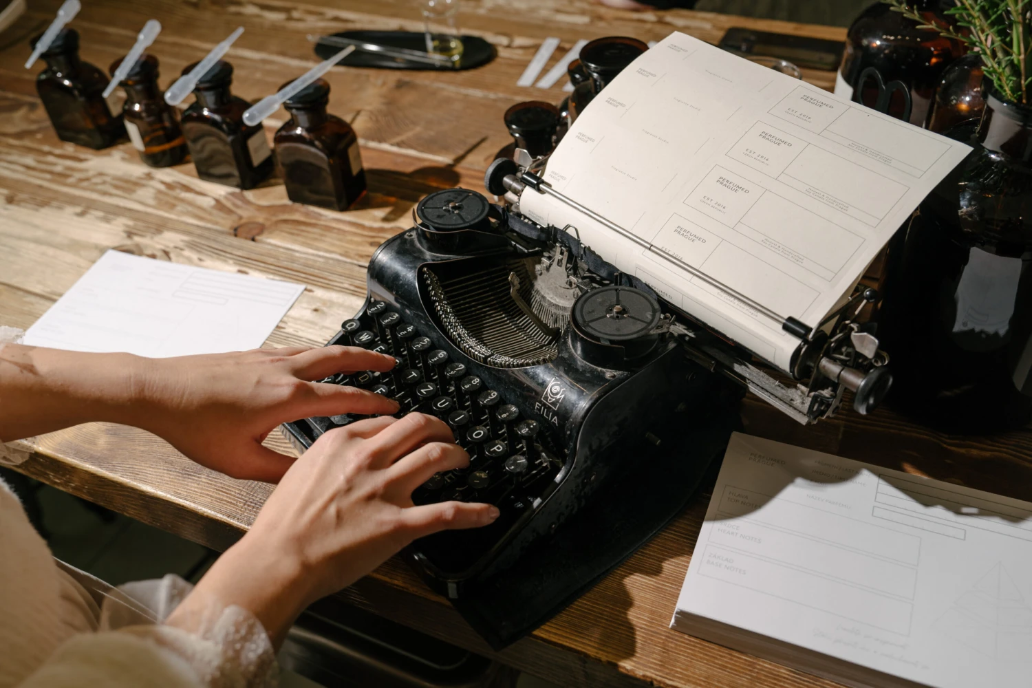 Výroba parfémů v Perfumed Prague