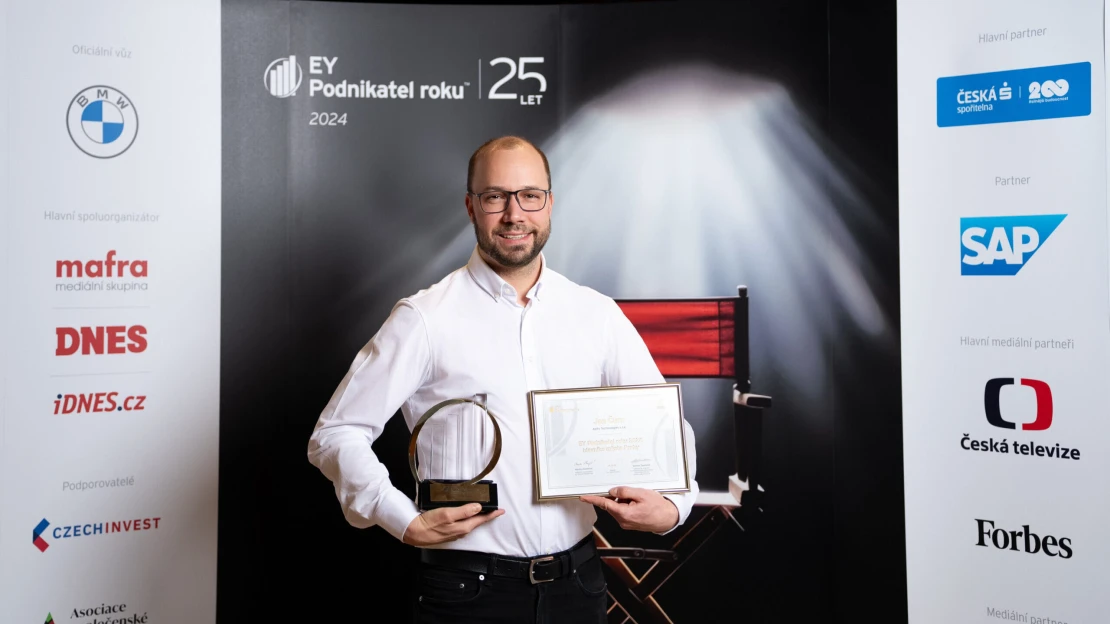 Pražským EY Podnikatelem roku 2024 je Jan Čurn, zakladatel Apify Technologies