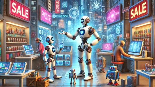 Robot, který na robotím tržišti obchoduje s&nbsp;jiným robotem? Možná už brzy realita