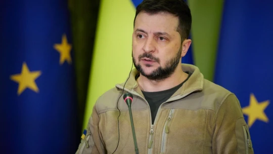 Zelenskyj jednal s&nbsp;Trumpovým zmocněncem pro válku na Ukrajině. USA společnou tiskovou konferenci zrušily