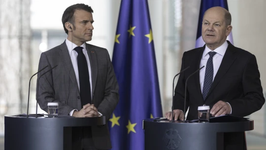 Trumpovo prezidentství bude pro Evropu výzvou. Musí být silná, shodli se Macron a Scholz