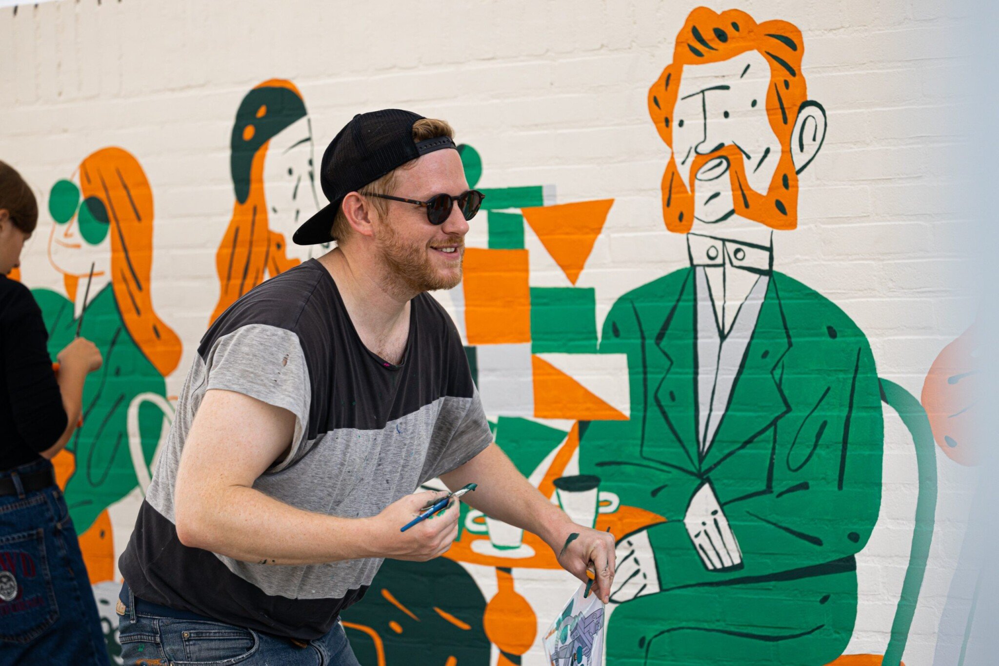 Mural v Bredě od Patrika Antczaka