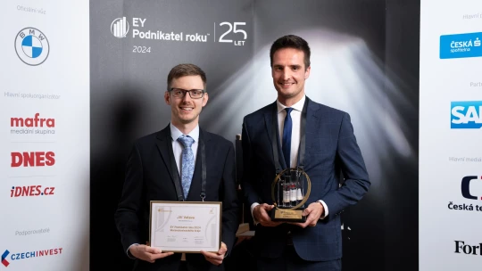 Titul EY Podnikatel roku 2024 Moravskoslezského kraje získal Jiří Votava se společností BrainMarket