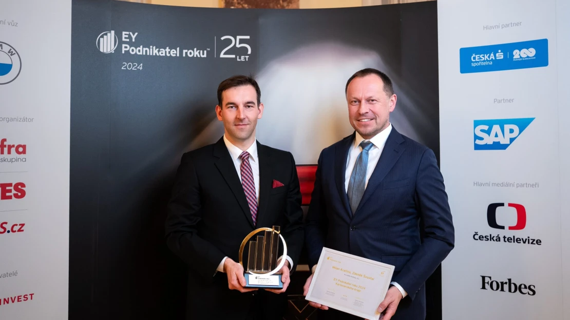 Ocenění EY Podnikatel roku 2024 Karlovarského kraje získali majitelé Accolade