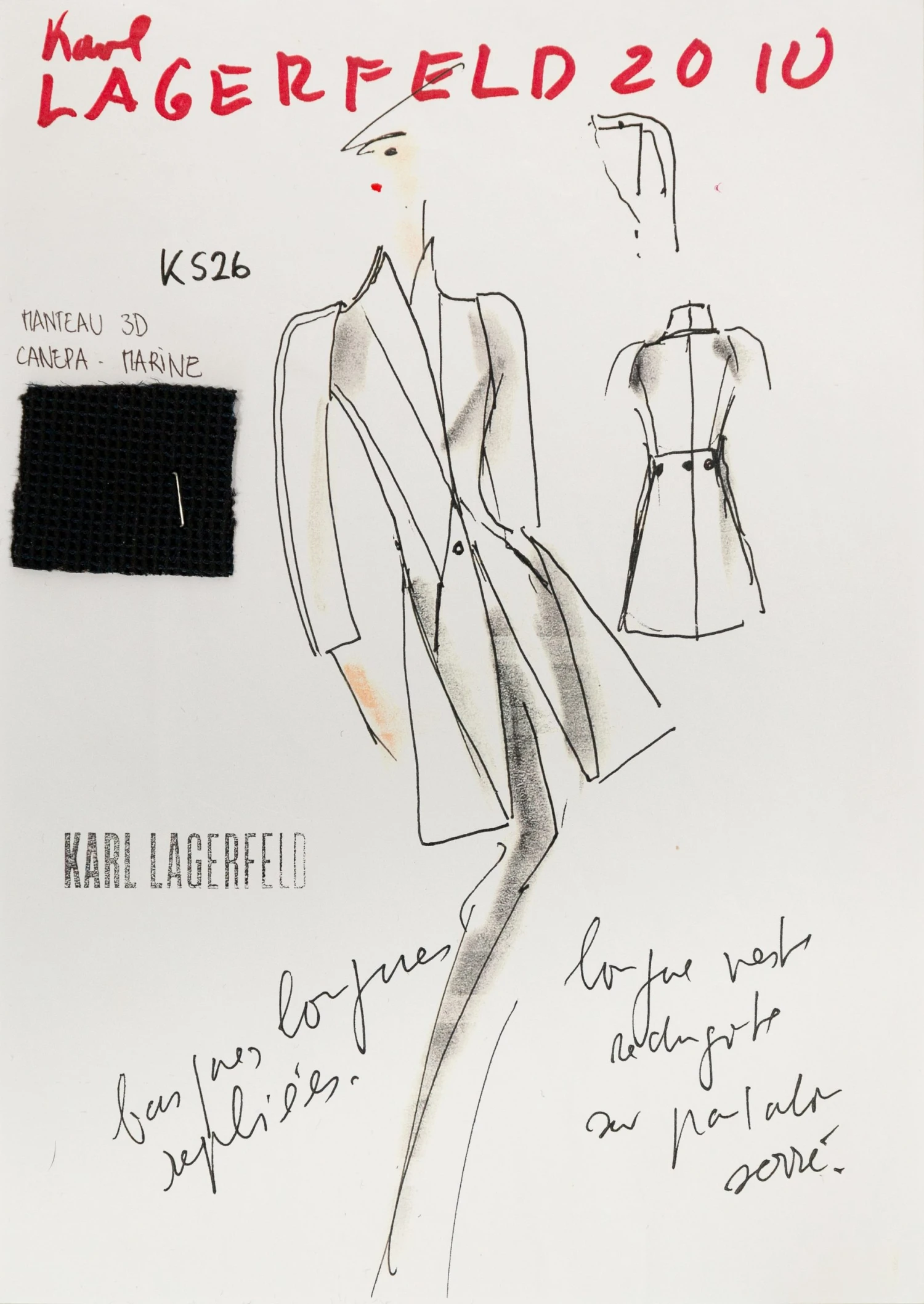 Skica Karla Lagerfelda