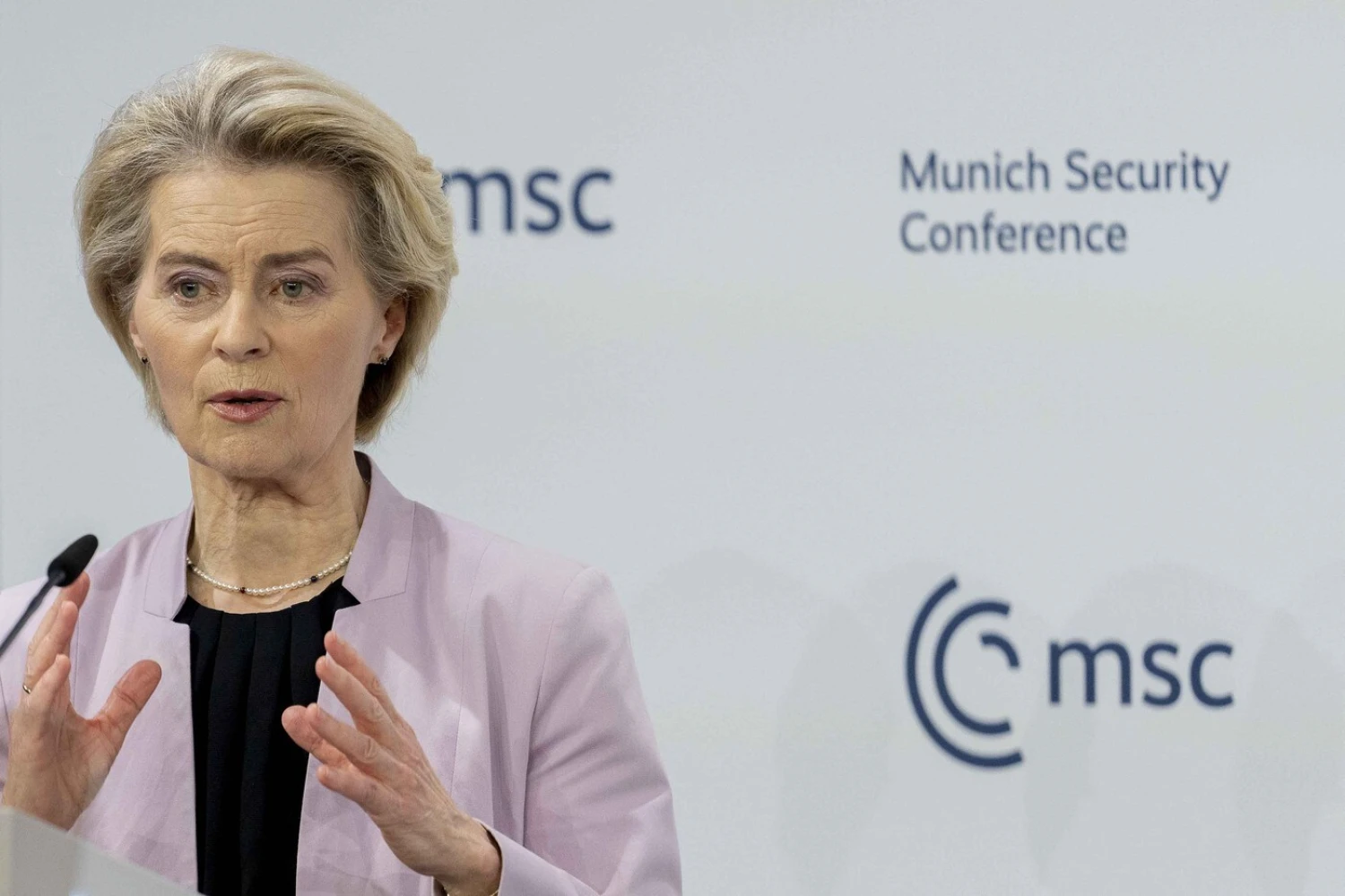 Ursula von der Leyen v&nbsp;Davosu vyzvala k&nbsp;evropské nezávislosti