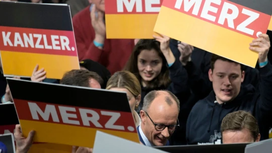 Německo musí vzhledem k&nbsp;vývoji světové ekonomiky obnovit svou konkurenceschopnost, uvedl Merz