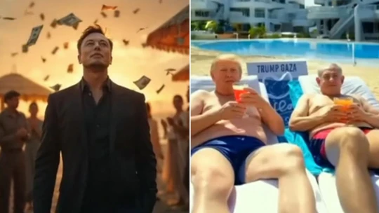 Trump Gaza 2025. Zveřejněné AI video amerického prezidenta budí rozpaky
