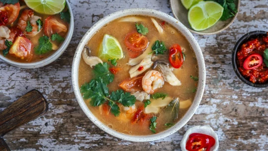 Mistrovská Tom Yum. Polévka, která probudí vaše smysly