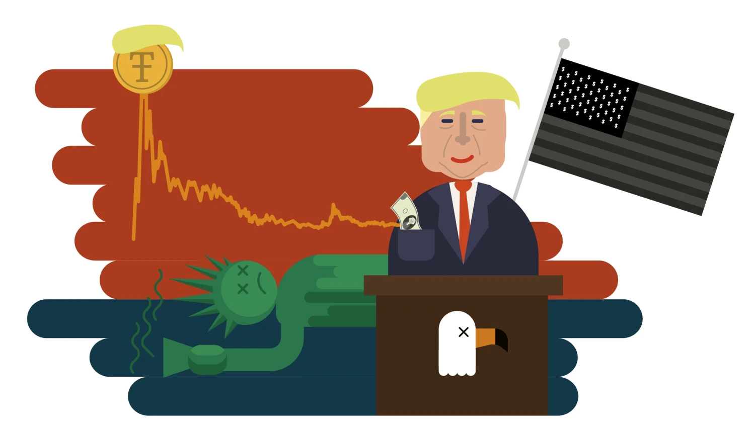 Meme maker. Trumpovi fanoušci mu nově mohou přispět i koupí jeho kryptoměny