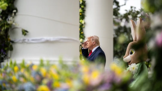 V Bílém domě slavili Velikonoce ve velkém stylu. Trumpovi na ně přispěl Bezos i&nbsp;Zuckerberg