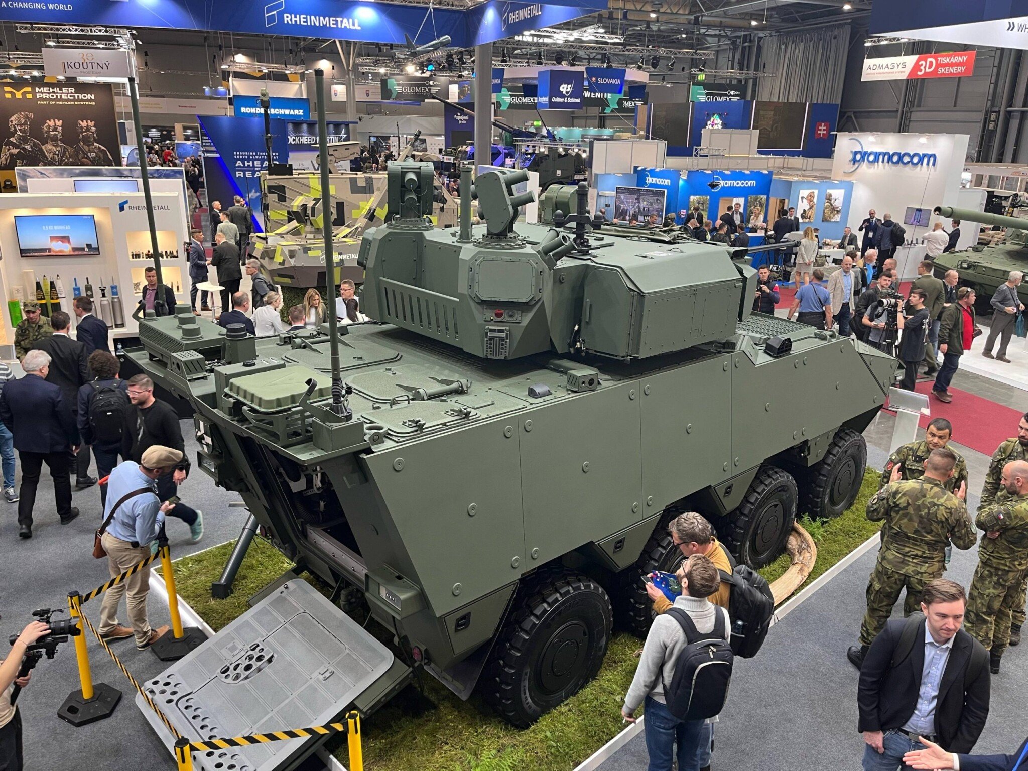 Premiéra české obrněné novinky. Tatra Defence Vehicle odhalila nové Pandury