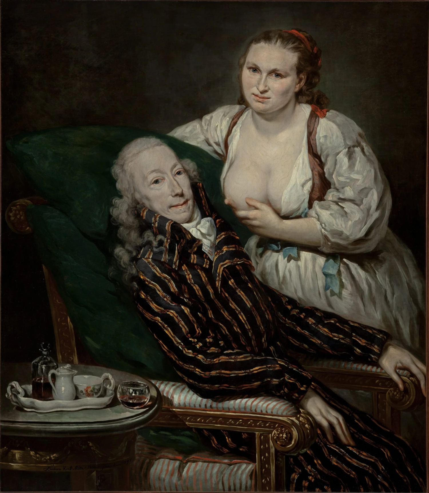 Barbara Kraft Steiner, Hrabě Hartig se svou kojnou, 1797, NGP