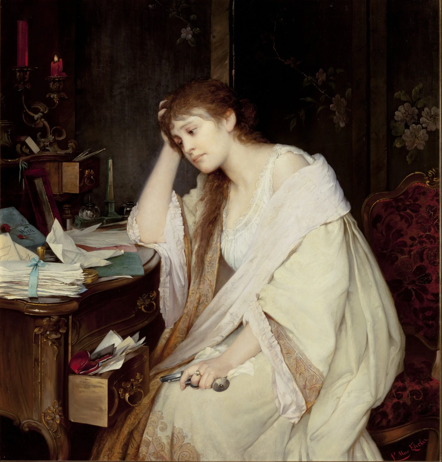 Luise Max-Ehrler, Telegram, 1894, NGP