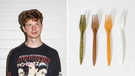 Paradox šídlatky. Designér Kvaček navrhuje jednorázové příbory z ohroženého druhu