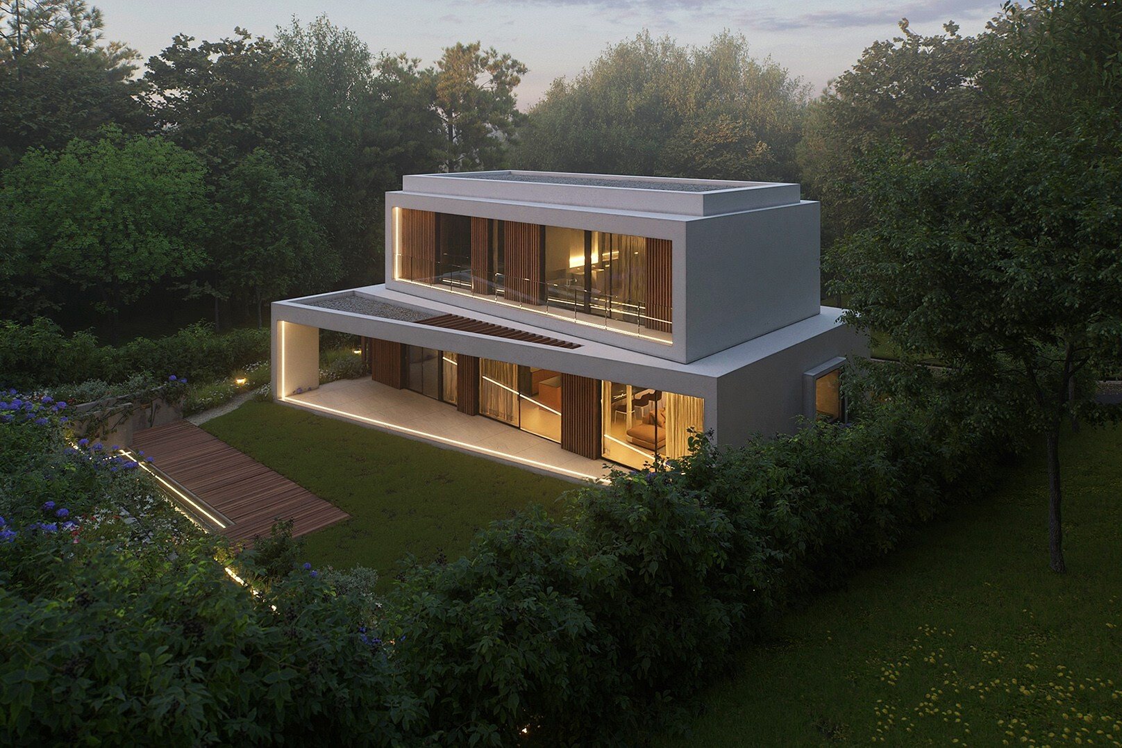 Příroda, design, technologie. V Šáreckém údolí roste vila, která nemá obdoby