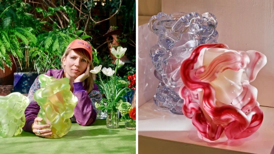 Z neznámé umělkyně nadějí designu. Hana Hillerová slaví úspěch i u Rossany Orlandi