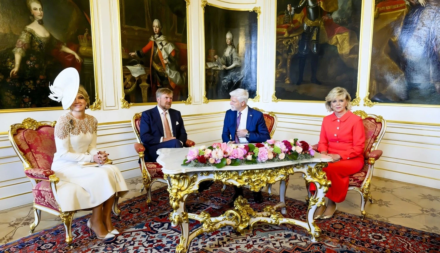 Máxima Regina. Nizozemský král s&nbsp;královnou jsou v&nbsp;Praze, vyjádřili hluboký respekt Česku